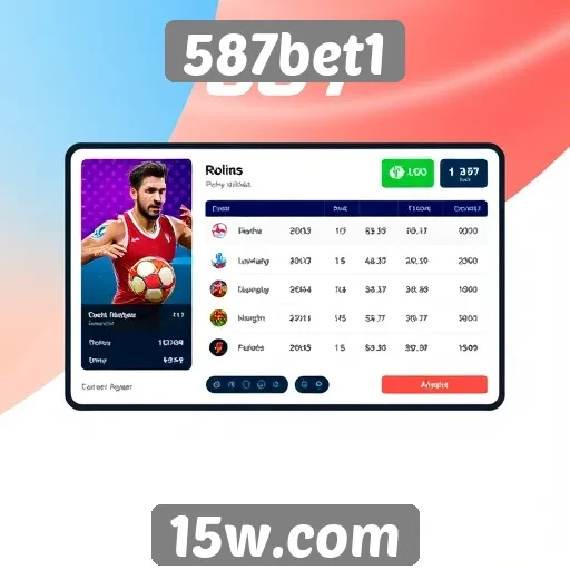 Análise da interface do usuário no 587bet1